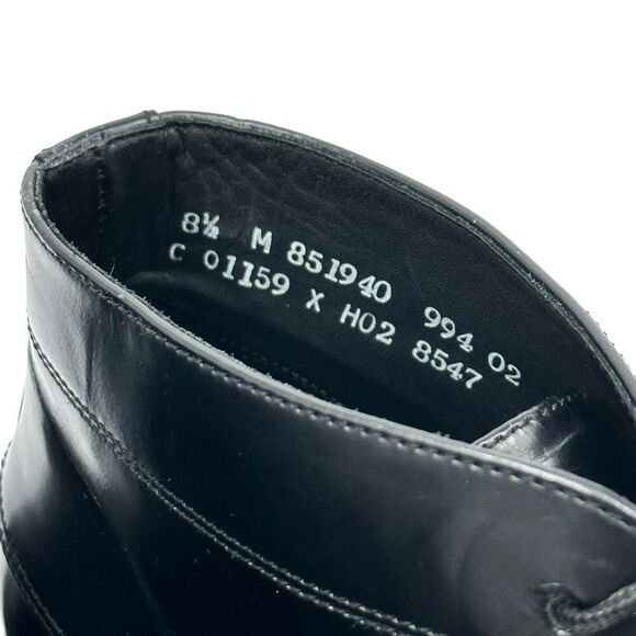 Cole Haan Mens Ankle Boots Black Leather Lace Up Round Moc Toe Chukka 8.5 M - Picture 7 of 10